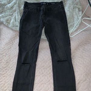 Hollister black jeggings